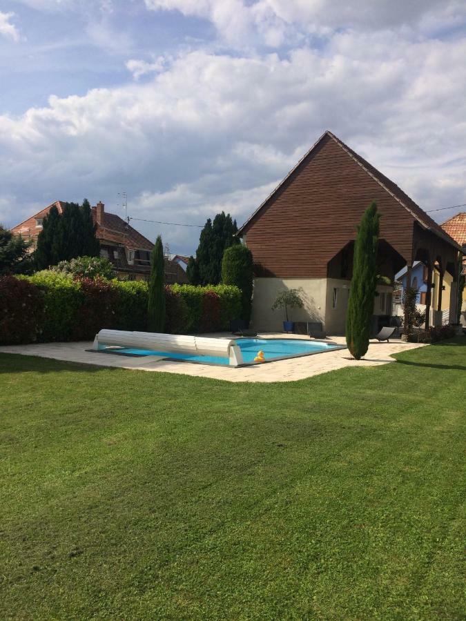Alsace Maison 5P Piscine Europapark Rulantica Villa Marckolsheim Exterior foto